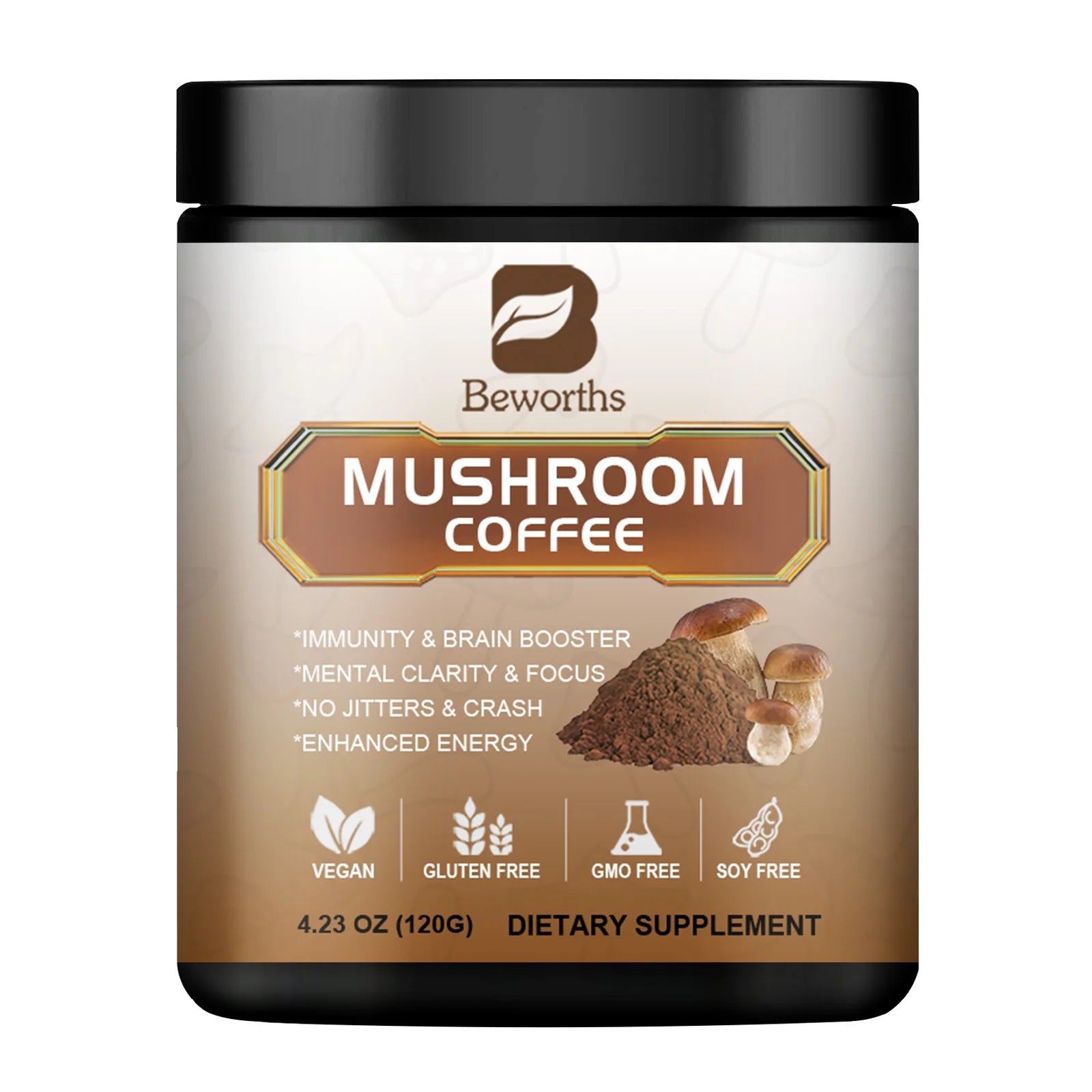 10-in-1 Mushroom Coffee Blend – Lion’s Mane + Reishi